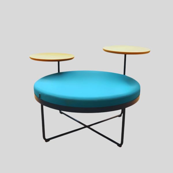 Johanson Design loungetuoli + 2 pöytää - turkoosi